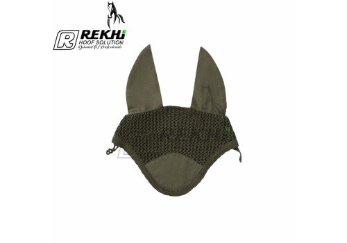 Horse Ear Bonnet Olive / Horse Ear Net