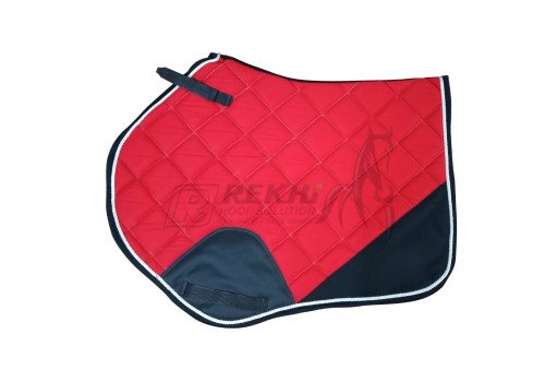 Horse Saddle Pad Jumping Red