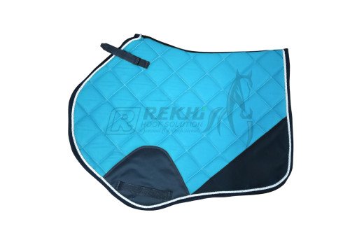 Horse Saddle Pad Jumping Cyan
