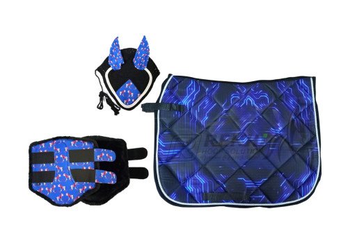Horse Saddle Set Pad Sublimated Horse Saddle Set Pad Sublimated