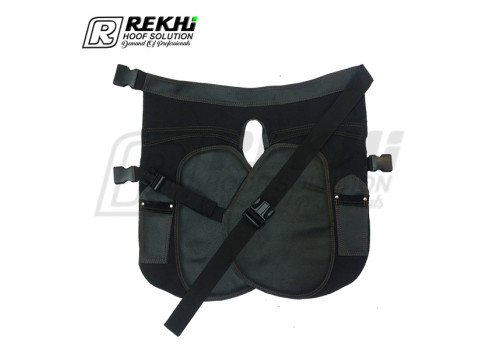 Farrier Apron / Chaps 59CM with Vegan Leather & Canvas and Breathable Mesh Inner Lining