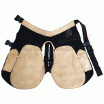 Farrier Apron / Chaps 59CM with Genuine Leather & Canvas and Breathable Mesh Inner Lining