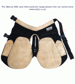 Farrier Foam Padded Suede Leather & Canvas  Chaps / Apron  59cm