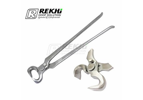 Farrier Hoof Nippers 12" Preloaded Spring with Locking Bolt - Horse Hoof Trimmers 