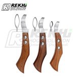 Farrier Loop Knife ( 3 Pcs Set ) / Oval Shape Knife