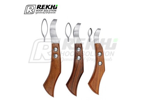 Farrier Loop Knife ( 3 Pcs Set ) / Oval Shape Knife