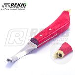 Farrier Hoof Knife Razor Edge Brass Cap ( Right )