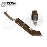 Farrier Combo Hoof Knife Right ( Aluminum Cap-Hoof Pick  ) Razor Edge