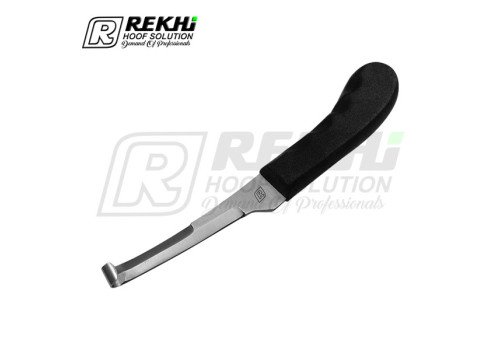 Cow and Cattle Hoof Knife Standard Sharped Narrow Right Double Ended (Plastic Handle)