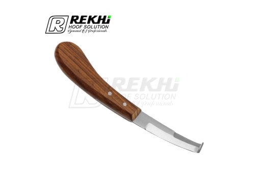 Cow and Cattle Hoof Knife Wide Standard Sharped Left Double Ended