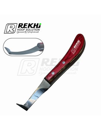 Farrier Hoof Knife STALLION Wide Blade Razor Edged Left