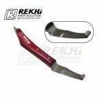 Farrier Hoof Knife Curved Razor Edged ( With Brass Horseshoeing Topper- Left Handed )