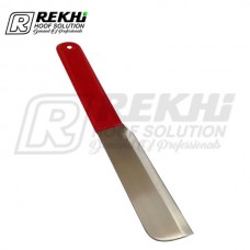 Hoof Scraper / Toing Knife Red PVC Coated Grip